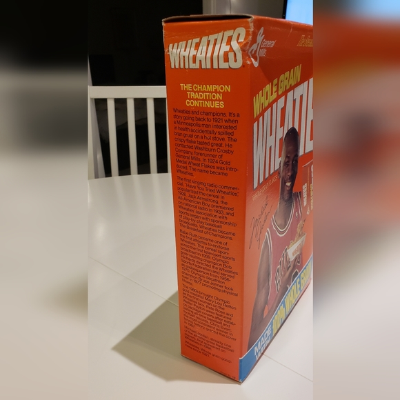 Wheaties Cereal Box 1991 MICHAEL JORDAN Sealed RARE COLLECTORS VINTAGE NEW Retro - Picture 3 of 8